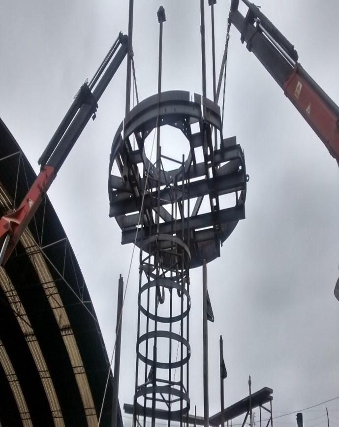 2017 – Milpo – Suministro y fabricación de estructuras metálicas para Galloway tiley